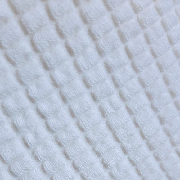 1970s Vintage White Knit One Piece Swimsuit With Deep Plunging Open Front Unworn - Picture 8 of 12